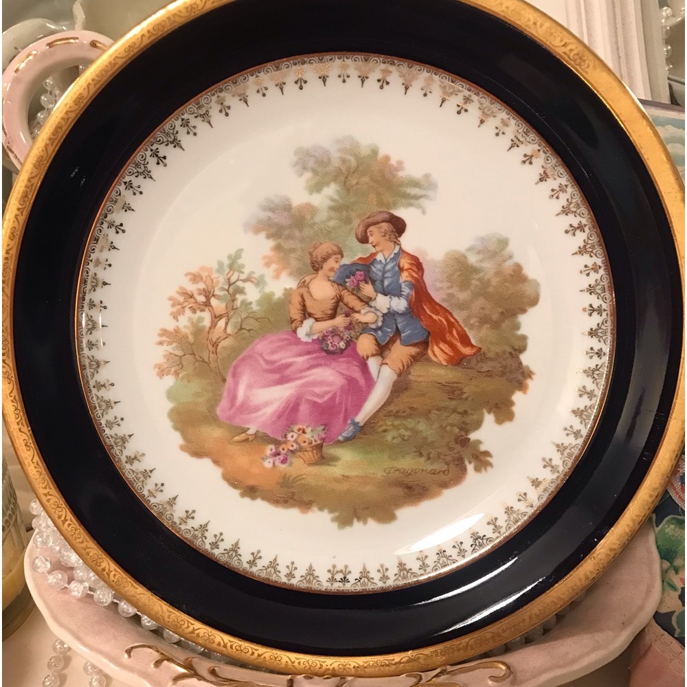 Fabulous antique Limoge France decorative Victorian plate. - Picture 1 of 1